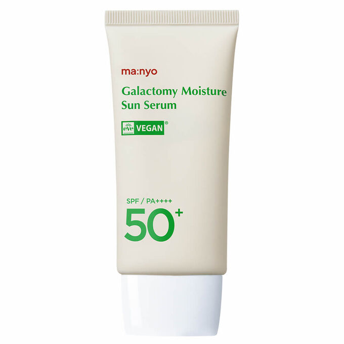 Manyo Galactomy Moisture Sun Serum SPF 50+ PA++++ VEGAN  Увлажняющая солнцезащитная сыворотка 50мл