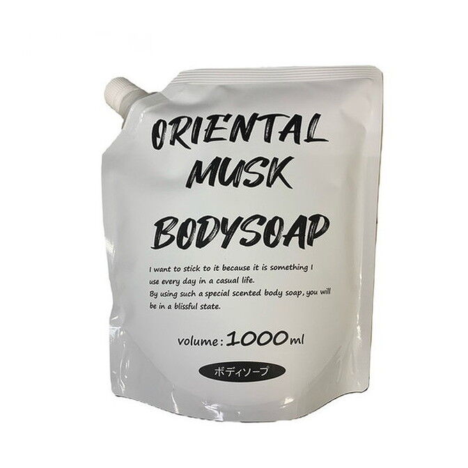 ROCKET SOAP Слабокислотное жидкое мыло &quot;Oriental Musk Body Soap&quot; для тела (аромат восточного мускуса) 1000 мл, мягкая упаковка с крышкой 12