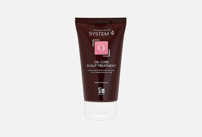 Sim Sensitive System 4 Oil Cure Scalp Treatment Терапевтическая маска-пилинг &quot;О&quot; для глубокого очищения кожи 75 мл