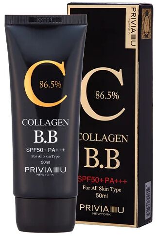 Privia ББ крем с коллагеном 86.5% Collagen SPF50+ Pa+++, 50 мл