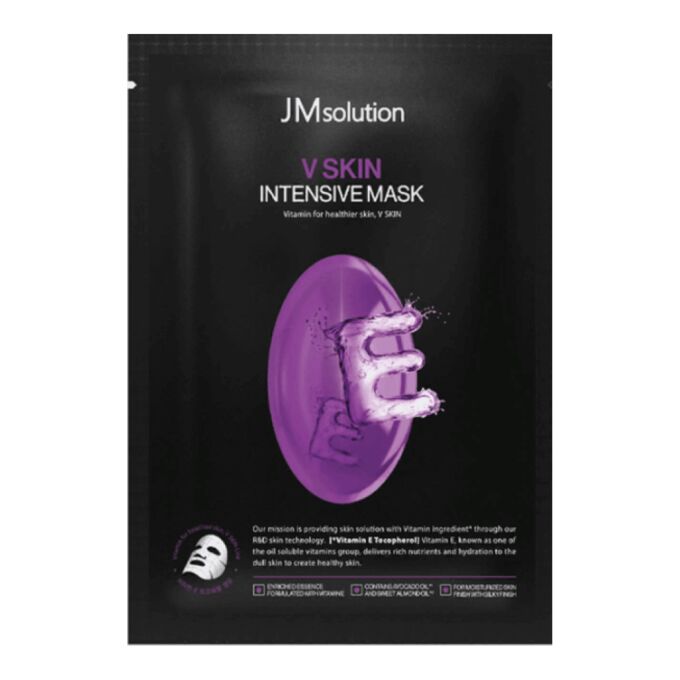 JMSolution Маска тканевая для лица с витамином Е Mask V Skin Intensive Vitamin E, 30 мл
