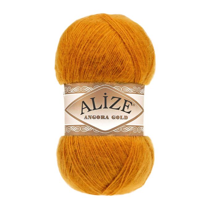 Пряжа Alize Angora Gold Ализе Ангора Голд цвет №234 рыжий