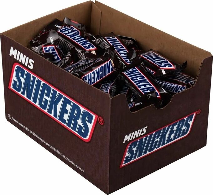 Mars Конфеты шоколадные SNICKERS minis, весовые