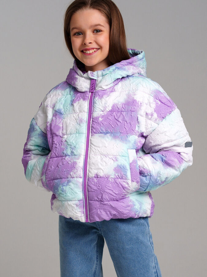 Play today Куртка текстильная с полиуретановым покрытием для девочек