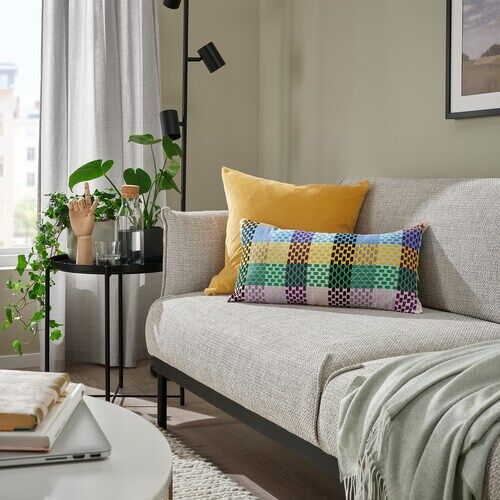 IKEA САНДМОТТ, подушка, разноцветный, 30x58 см