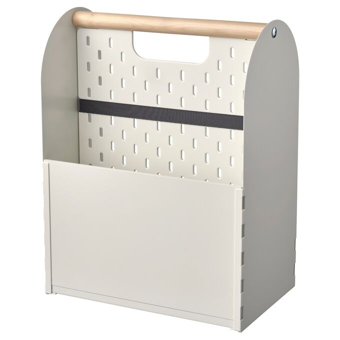 IKEA ВАТТЕНКАР, настольный органайзер, белый, 33x21x43 см