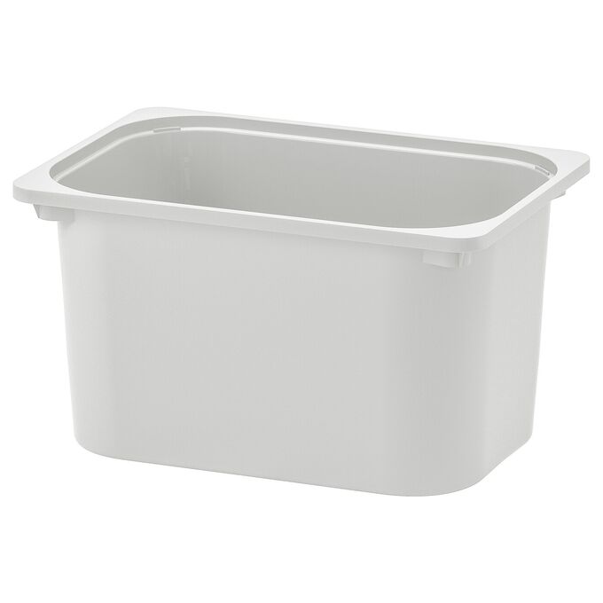 IKEA TROFAST, Ящик для хранения, серый, 42x30x23 см