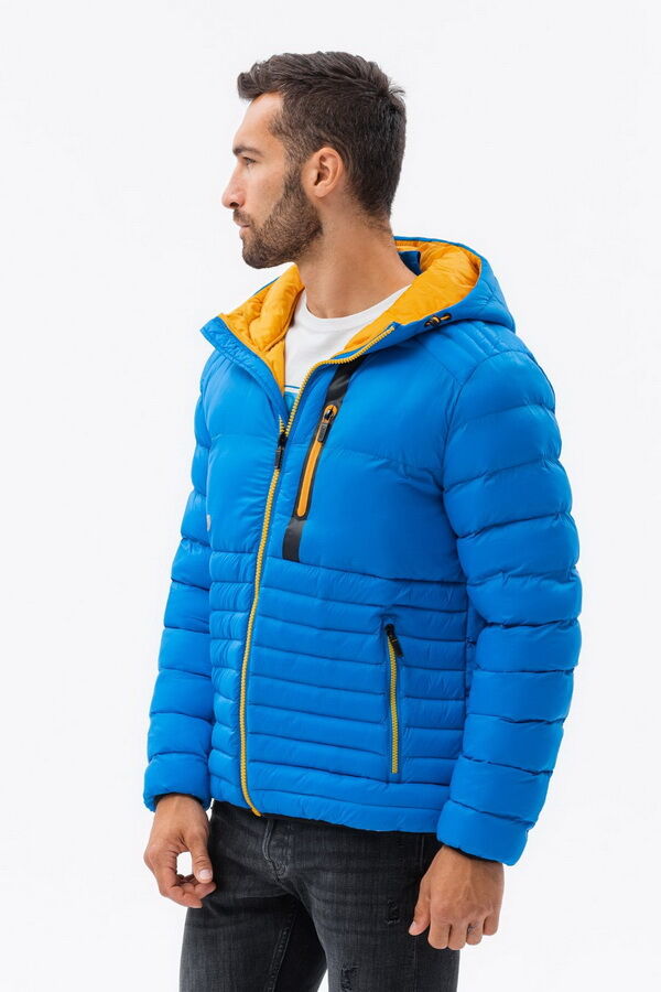 Куртка OMBRE JALP-0120-niebieska
