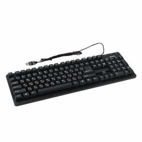 Клавиатура проводная SVEN Standard 301, USB, 104 клавиши, чё