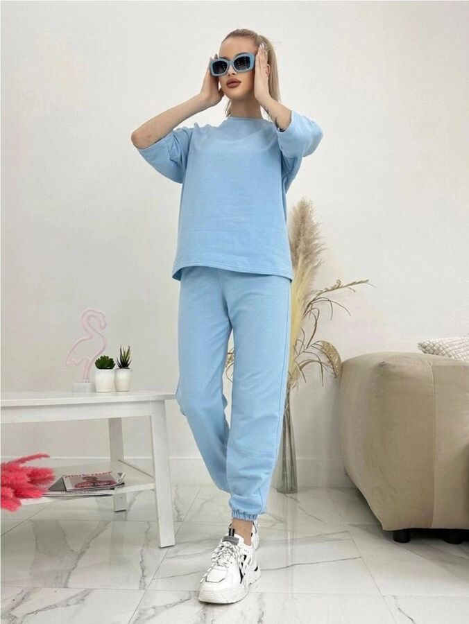 Модная женская одежда Летний костюм двойка в трех цветах Ткань: Х/Б ЛЁН Размеры: