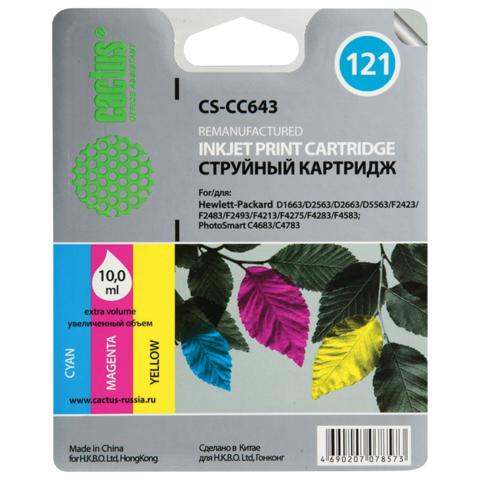 Картридж струйный CACTUS (CS-CC643) для HP DeskJet F4275/F42