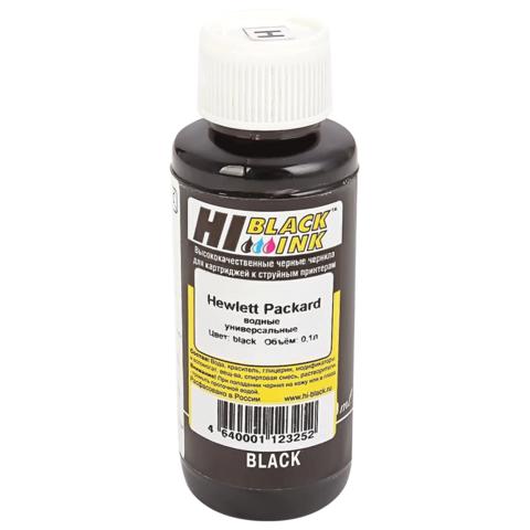 Чернила HI-BLACK для HP универсальные, черные 0,1л водные