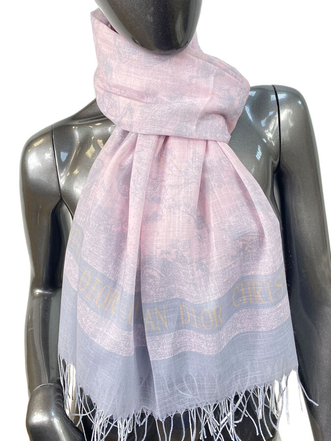 Greta Легкий палантин-шарф с узором ,мультицвет