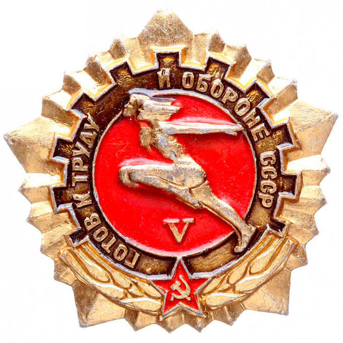 СССР нагрудный знак «ГОТОВ К ТРУДУ И ОБОРОНЕ СССР» 5 степень