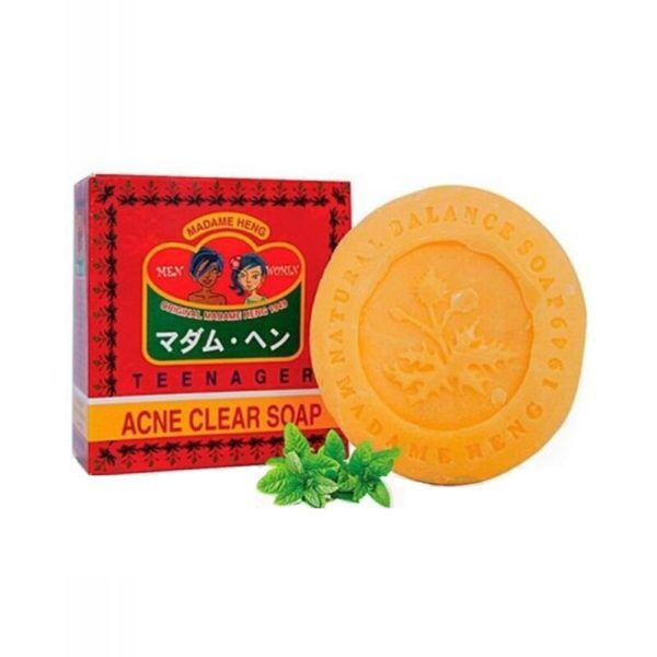 Тайское травяное мыло для лечения угревой сыпи марки Madame Heng