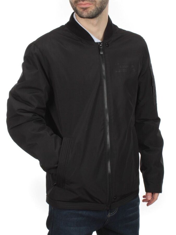 DSGDONG 8999 BLACK Куртка мужская демисезонная (100 гр. синтепон)
