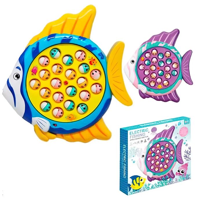 Товар без бренда Игра &quot;Рыбалка&quot;, 2 цв. в ассорт., в/к 30,1*27,7*4,5 см