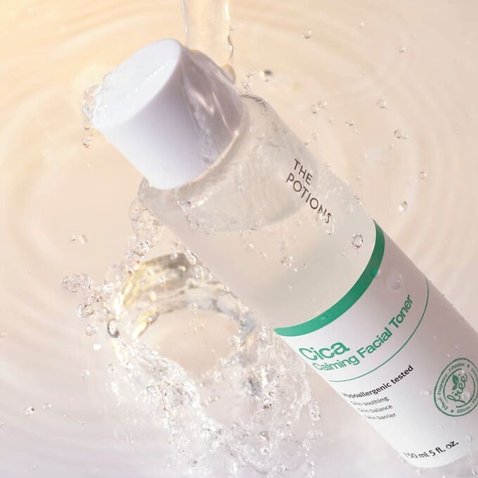 The Potions ( Korea) Тоник для лица успокаивающий с экстрактом центеллы азиатской Cica Calming Facial Toner