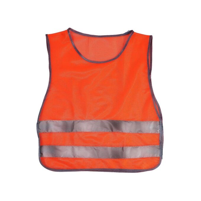 СИМА-ЛЕНД Жилет со светоотражающими полосами, детский, размер 57х50 см, оранжевый