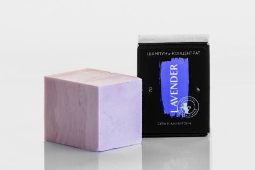 Мастерская Олеси Мустаевой Lavender шампунь-концентрат сера и аллантоин 70гр