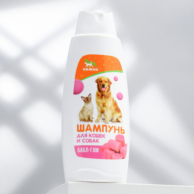 Шампунь &quot;Пижон&quot;  для кошек и собак, с ароматом Bubble Gum, 250 мл