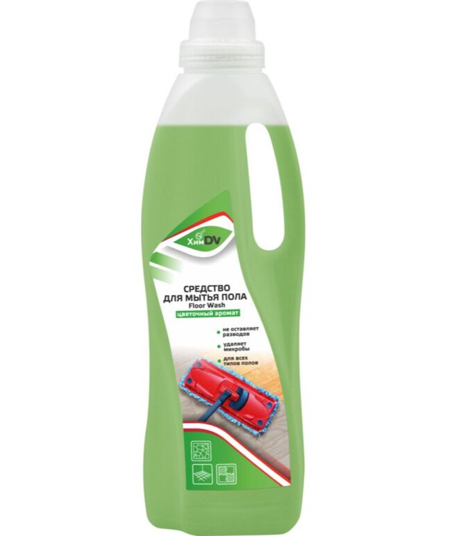 ТД Атлантис Средство для мытья пола &quot;Floor wash&quot; цветочный аромат 1 л
