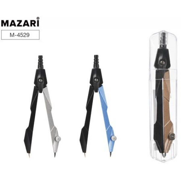 Циркуль металлический пластиковая упаковка M-4529 Mazari