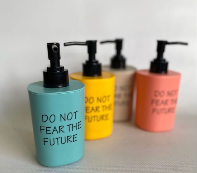 Дозатор для жидкого мыла &quot;Do not fear the future&quot;