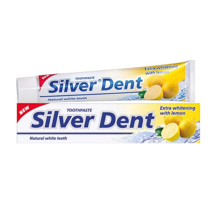 Modum Зубная паста Модум Silver Dent «Экстраотбеливание», с лимоном, 100 г