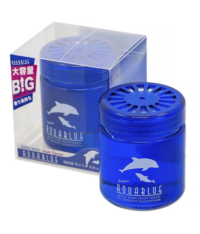 Товар без бренда Ароматизатор автомобильный гелевый AB DIAX KING SIZE AQUABLUE Light Squash 5936 (115мл) Бодрость, 1/