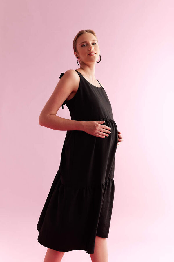 DEFACTO Платье для беременных без рукавов с круглым вырезом