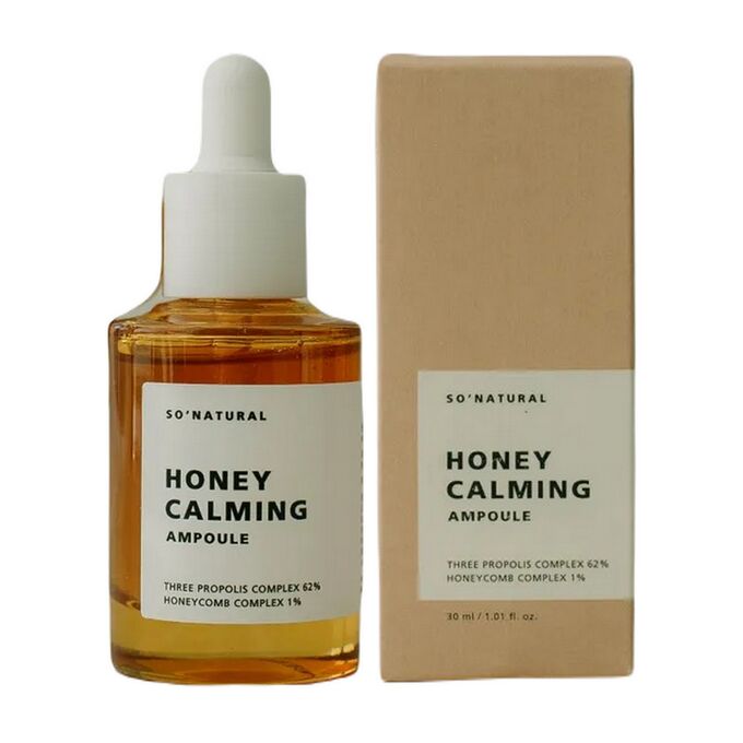 So'Natural So Natural Сыворотка на основе экстракта мёда Ampoule Honey Calming, 30 мл