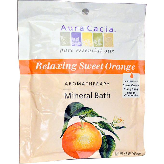 Ароматическое минеральное средство для ванны, расслабляющий сладкий апельсин