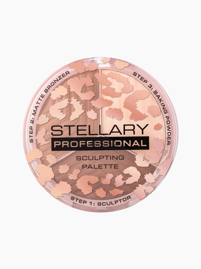 Stellary Контуринг для лица Face sculptor тон 02, коричнево-бежевый