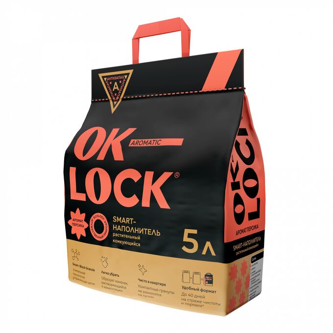 Дарс Растительный наполнитель Ok-Lock Персик 5л