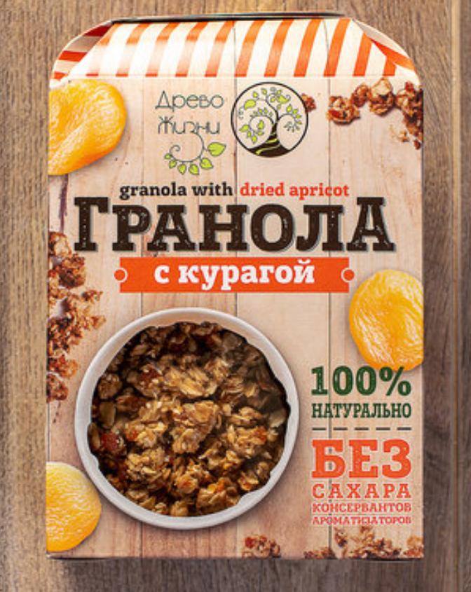 Гранола с курагой 400гр