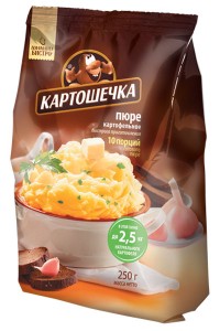 Пюре картофельное КАРТОШЕЧКА 250г в пакете