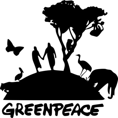 Как выглядит знак гринпис Greenpeace НАКЛЕЙКИ НА АВТО22. Аксессуары для авто