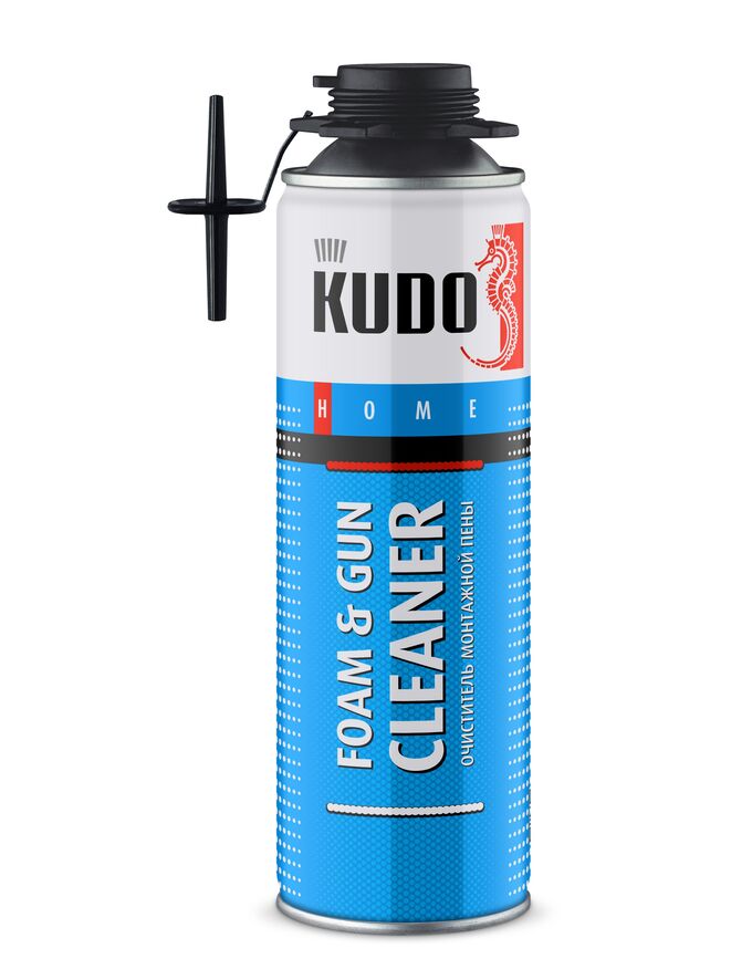 Очиститель монтажной пены KUDO FOAM&amp;GUN CLEANER, 650 мл