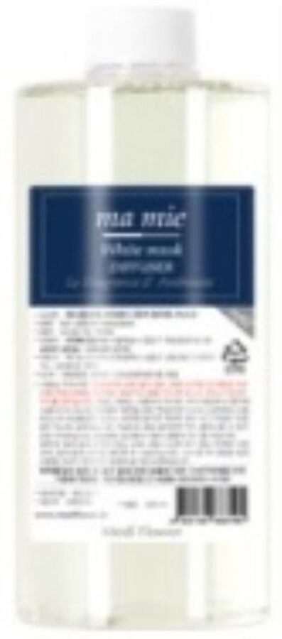 Medi Flower Запасной блок парфюмерная коллекция с ароматом белого мускуса Diffuser Refill Ma Mie Le Fragrance D` Ambiante White Musk, 500 мл