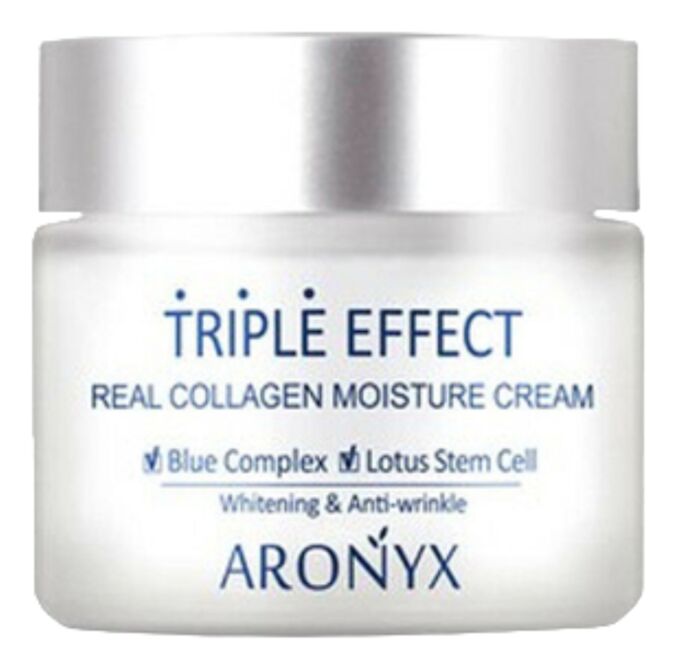 Medi Flower Aronyx Крем для лица тройного действия с коллагеном Cream Moisture Triple Effect Real Collagen, 50 мл