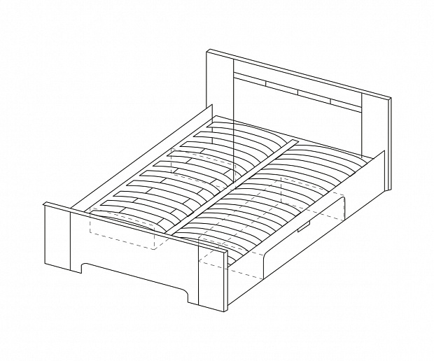 Кровать амелина с ящиками схема сборки