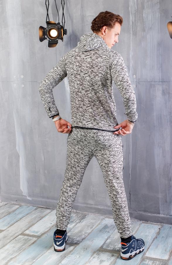 Меланжевый спортивный костюм