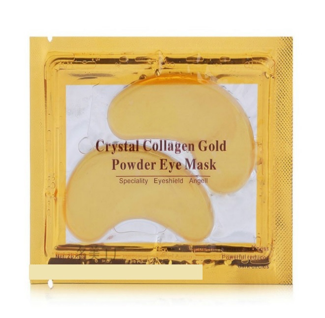 Патчи под глаза коллагеновые с био-золотом для глаз &quot;Crystal Collagen GOLD Powder Eye Mask&quot; цвет: НА ФОТО
