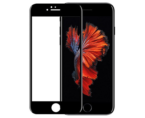 Защитное стекло iPhone 6/6S 6D черное