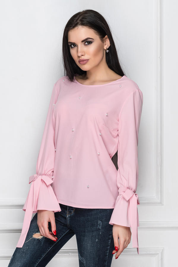 Блуза розовая