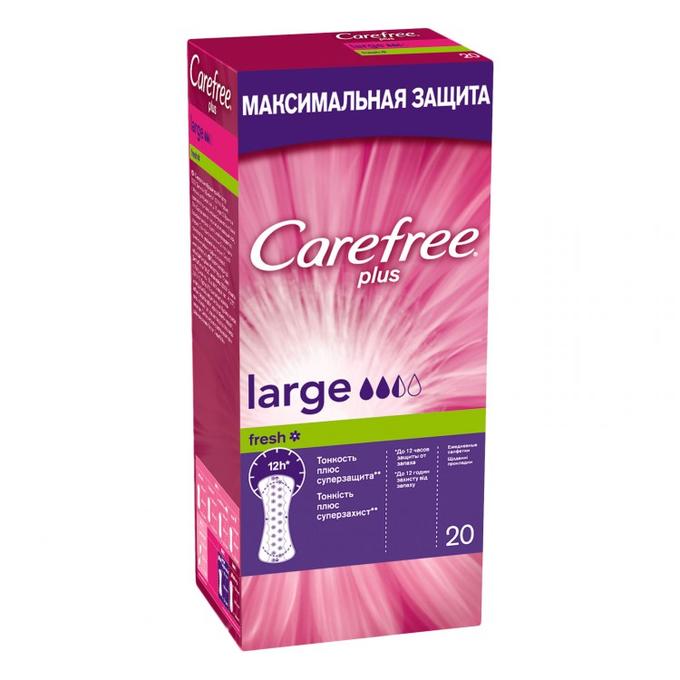 Кэфри Салфетки Ежедневные Ароматизированные Макси Large Plus Fresh №20