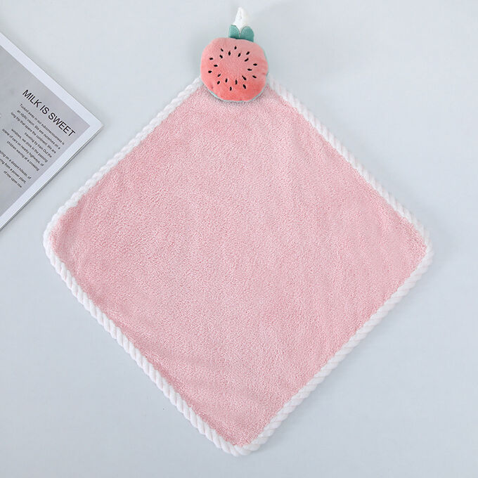 Кухонное полотенце, цвет розовый