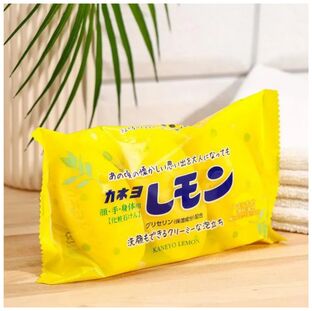 Kaneyo Душистое туалетное мыло Kaneyo Lemon с маслом лимона (для лица и тела) 45 г х 3 шт 24