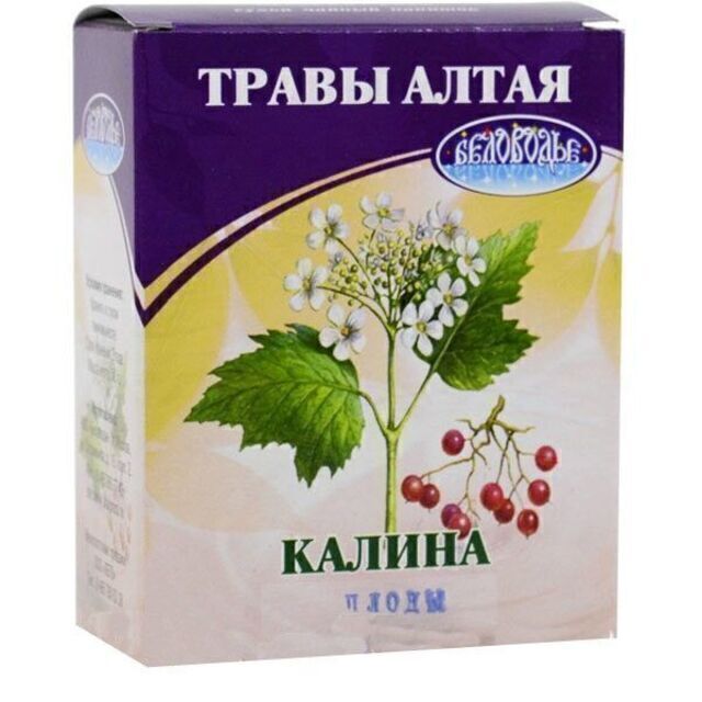 ФИТОСИЛА Калина, плоды, 50 г, коробочка, чайный напиток